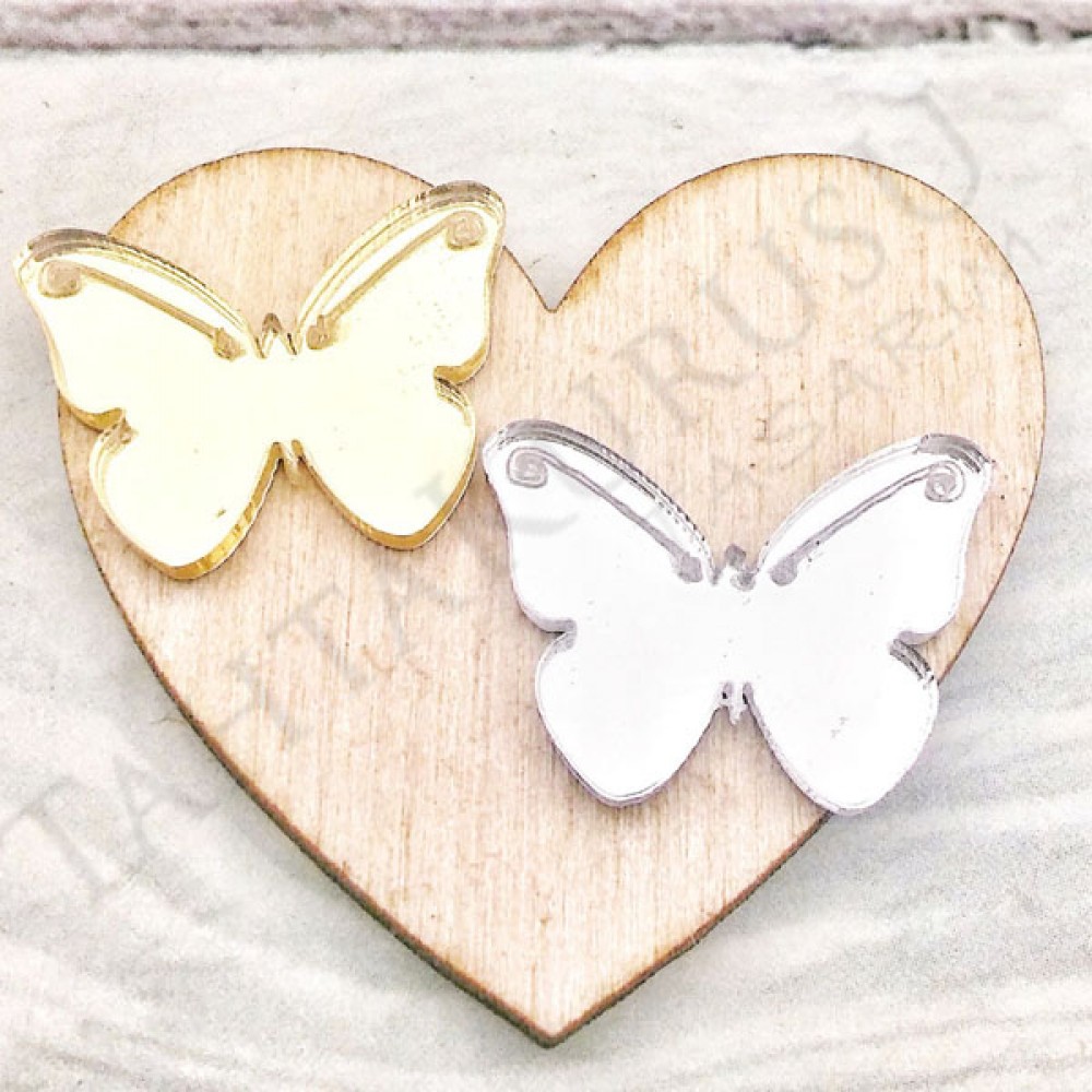 Pleksi ayna lazer kesim Mini Kelebek